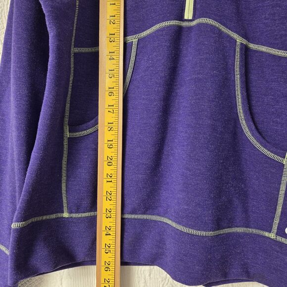 Cabelas XPG Lined Thermal Zip Purple Sweater Women Medium Outerwear Hoodie Warm - Picture 8 of 8